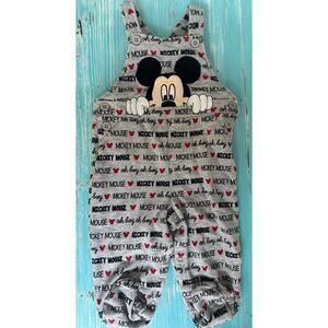 Mickey Mouse "Oh Boy!" Baby Romper! Size 6-9 Months